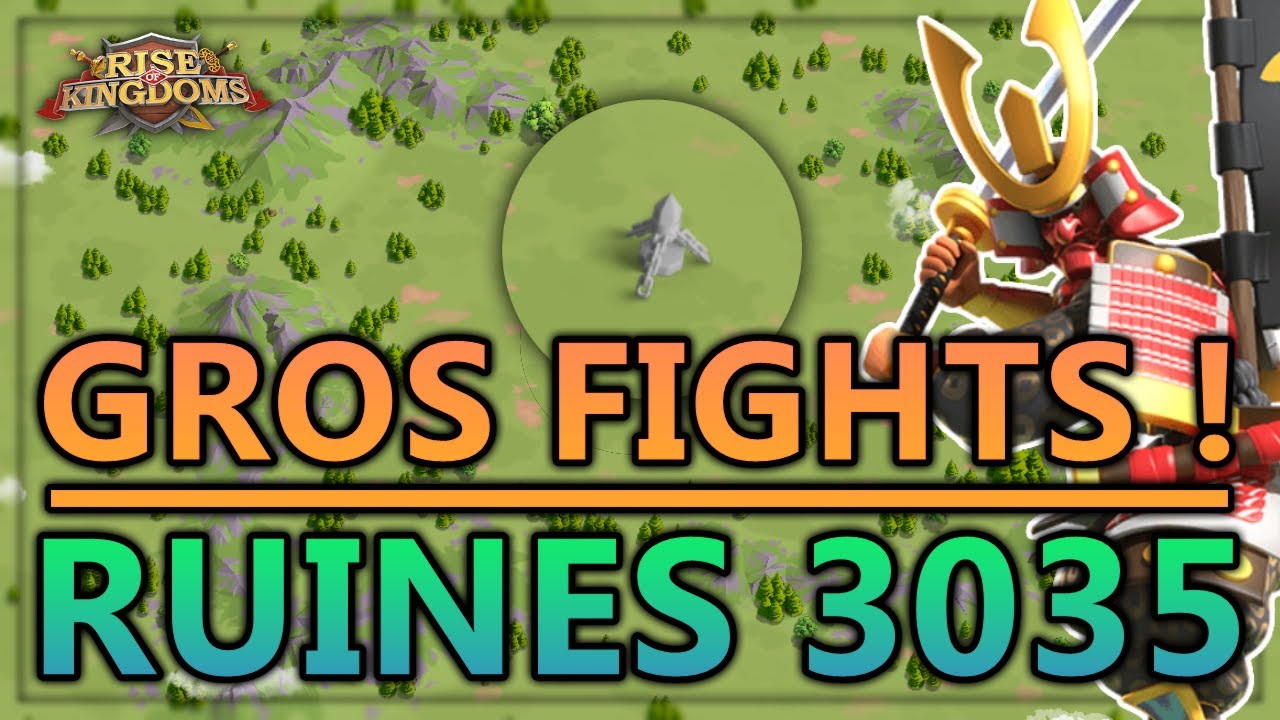 🔴 KVK 3035 - RUINES 3036 VS 3035, ILS VEULENT LEUR REVANCHE ! | RISE OF KINGDOMS FR