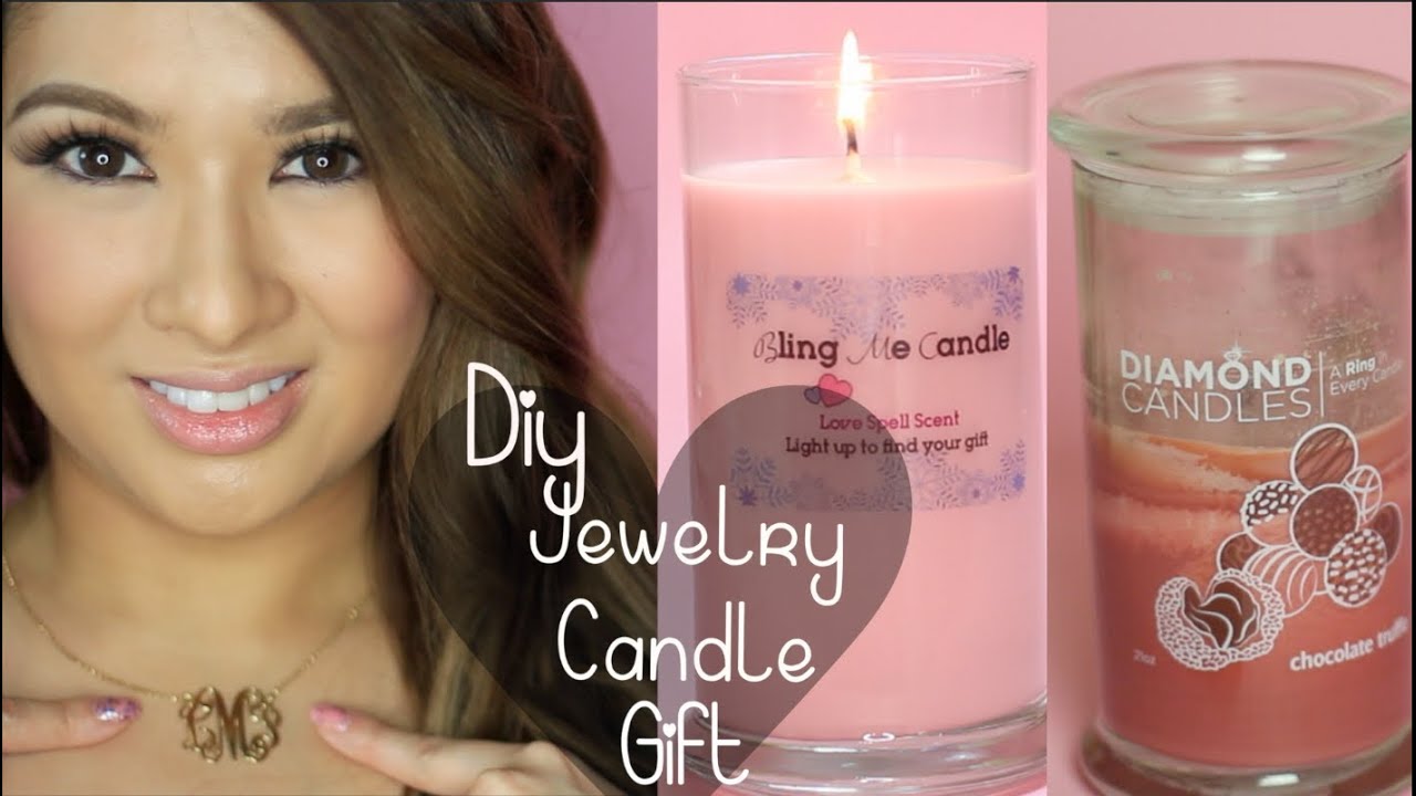 How to Make Soy Candles| Diamond Candle Inspired| Monogram Necklace Giveaway Closed