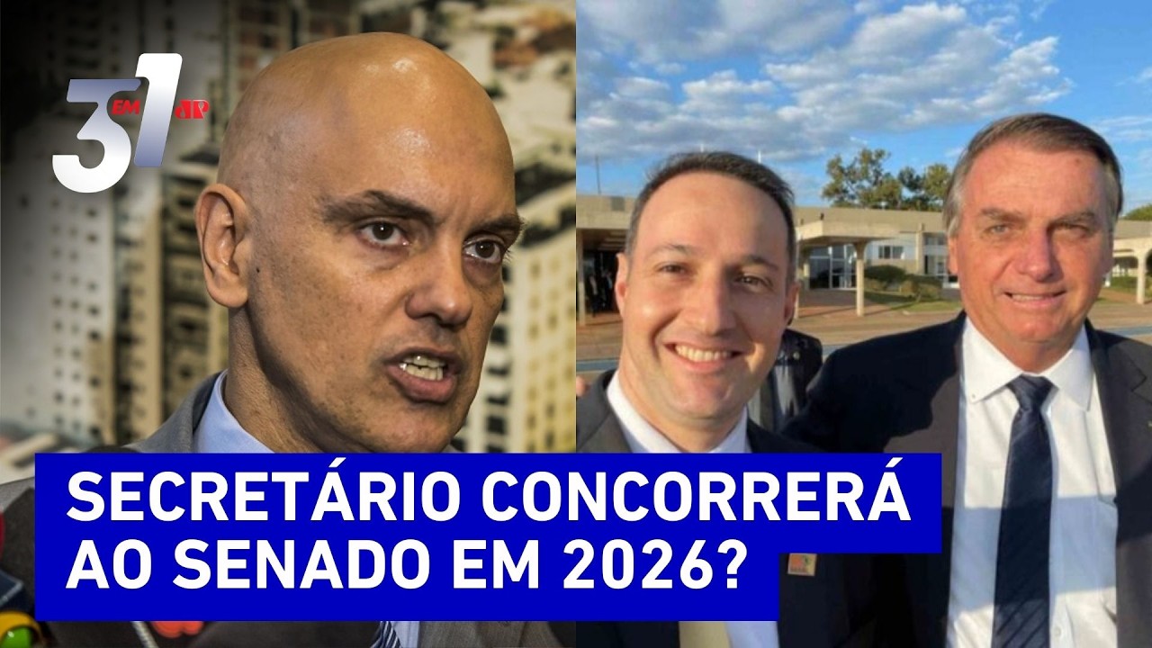 Novo plano? Alexandre de Moraes autoriza Derrite a visitar Jair Bolsonaro na Papudinha