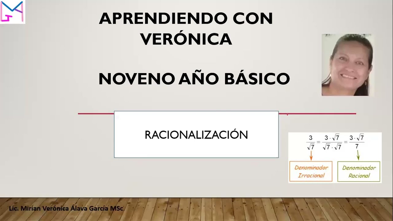 RACIONALIZACIÓN NOVENO AB  CLASE PÁG.  59