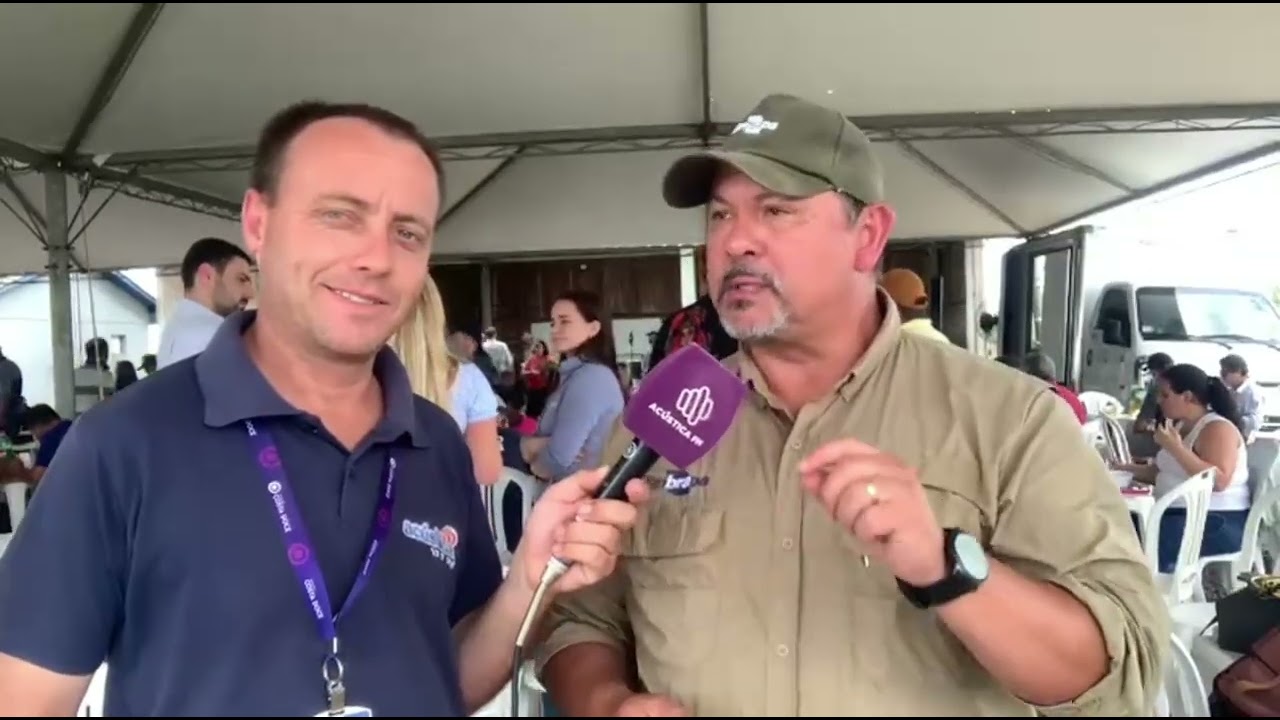 Dia de Campo AUD e IRGA - chefe-geral da Embrapa, Leonardo Ferreira