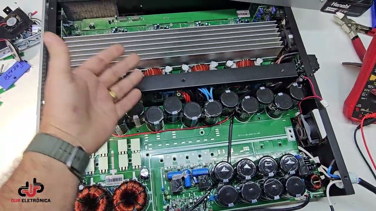 🔧Manutenção Amplificador Power Systems P12 🔥🔥Fonte queimada🔥🔥