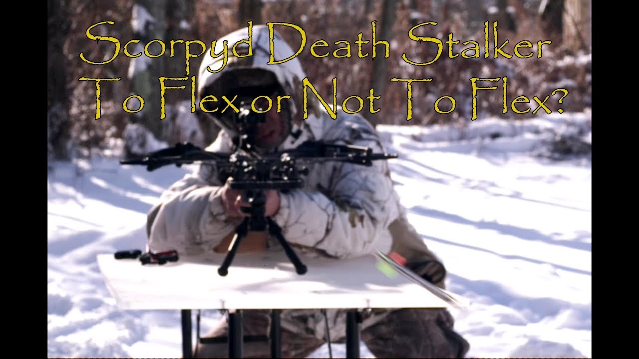 Scorpyd DS Crossbow Test #6 High Speed Slo Mo To Flex or Not To Flex That is THE Question