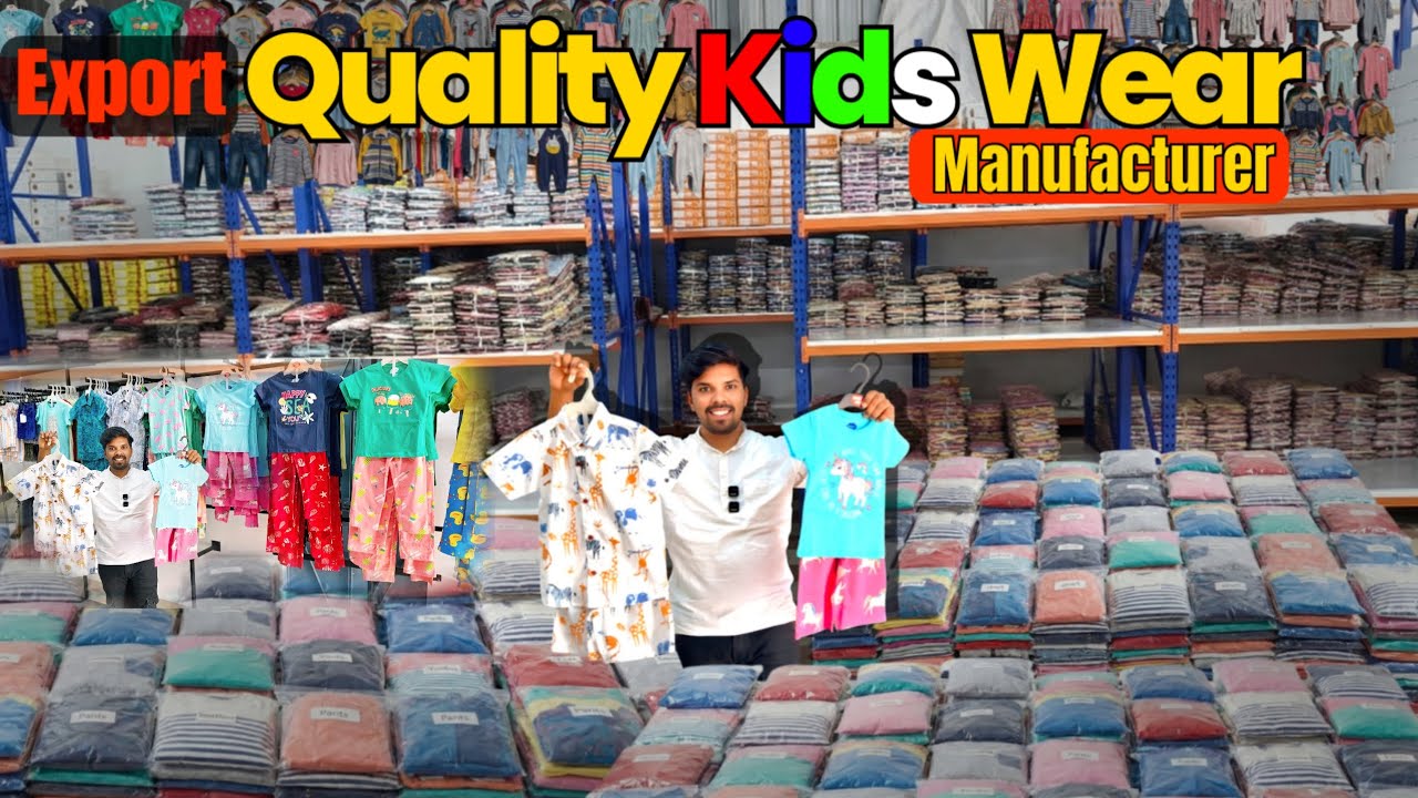 Erode Export Quality Kidswear Manufacturer 