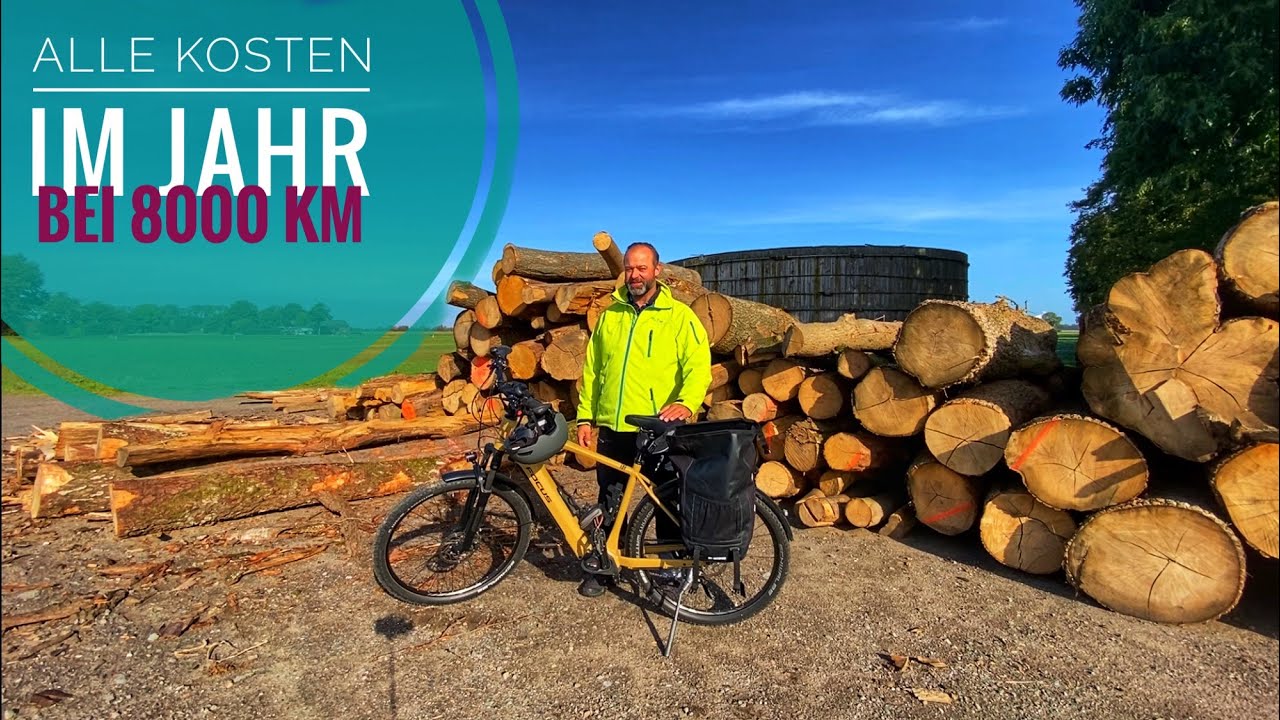 E-Bike,1 Jahr alle Kosten bei 8000 km