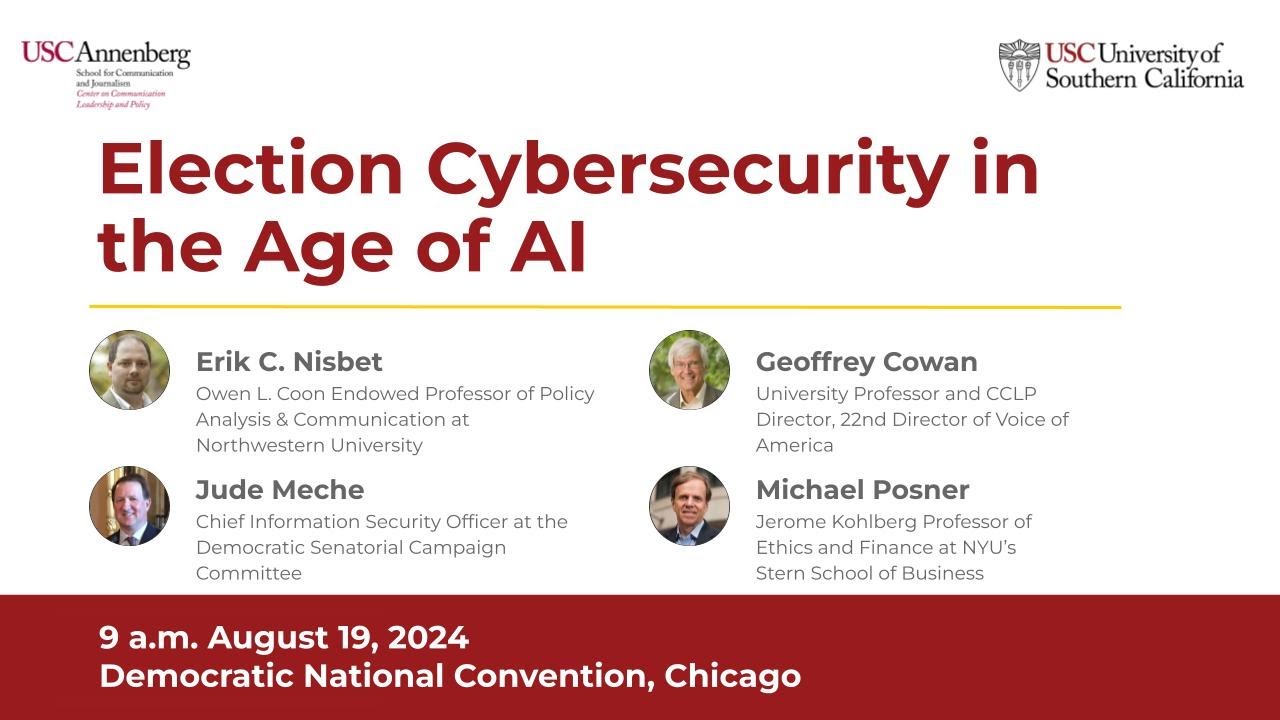 Fake Videos and Election Cybersecurity in the Age of AI