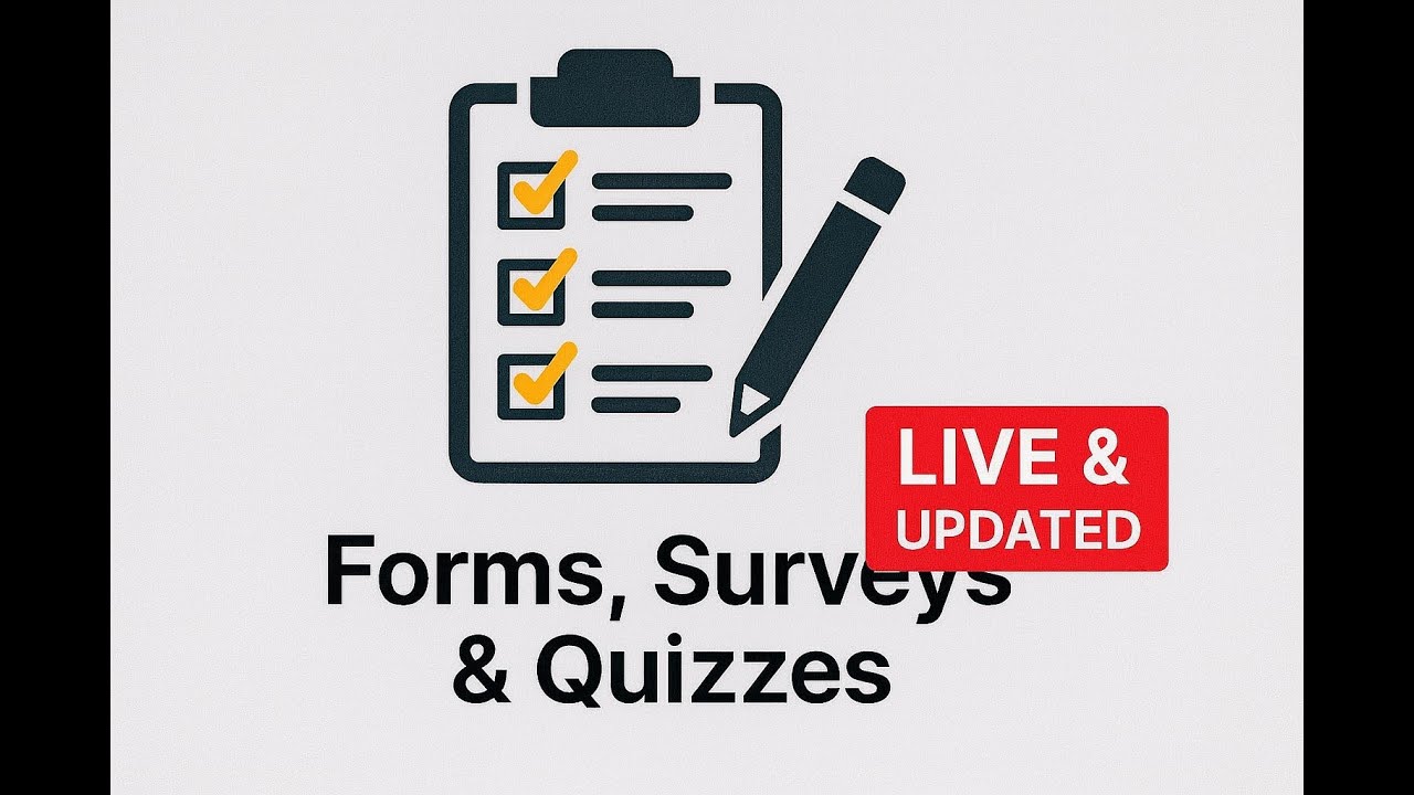 HighLevel Training | Forms, Quizzes & Surveys FULL Workshop by MarketerM8