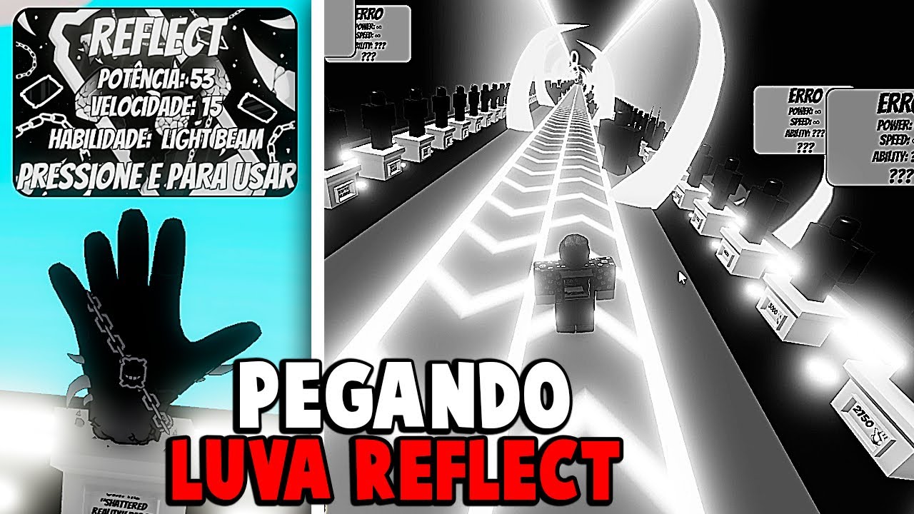 PEGANDO A NOVA LUVA DA NOVA ATUALIZAÇÃO DO SLAP BATTLES - Glove Reflect