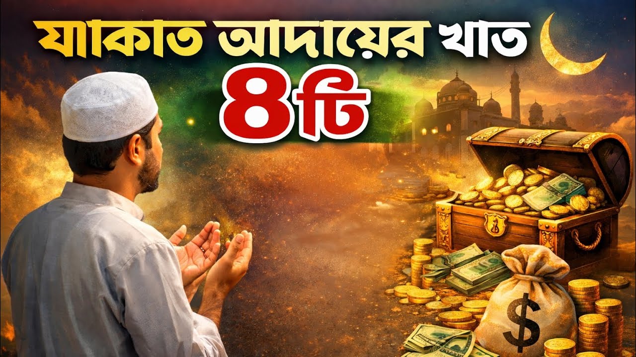 যাকাত কাদের উপর ফরজ যাকাত আদায়ের ৮টি নির্ধারিত খাত যাকাত আদায়ের দুনিয়া ও আখিরাতের ফজিলত jumarboyan