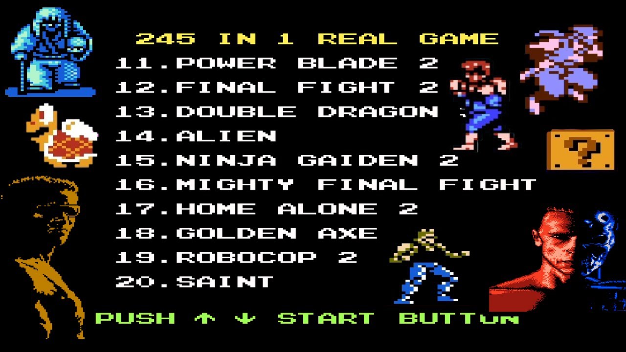 NES 245 in 1 Gameplay : Best Retro Games Part 2
