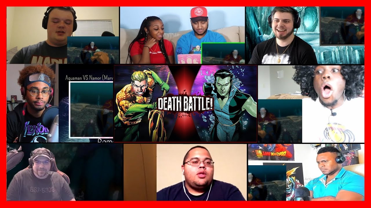 Aquaman VS Namor (Marvel VS DC Comics) - DEATH BATTLE! REACTIONS MASHUP