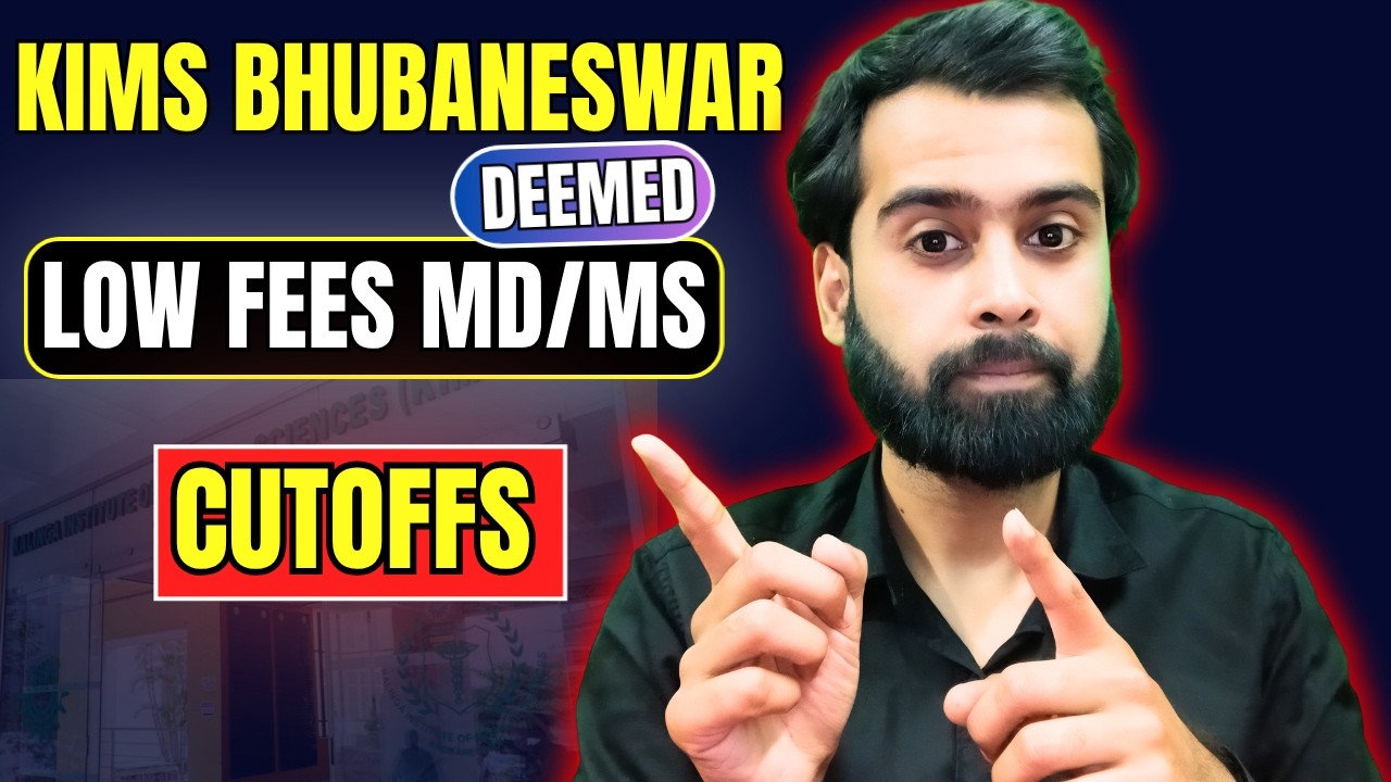 KIMS Bhubaneswar MD/MS Cutoffs, Fees & Stipend | NEET PG 2026