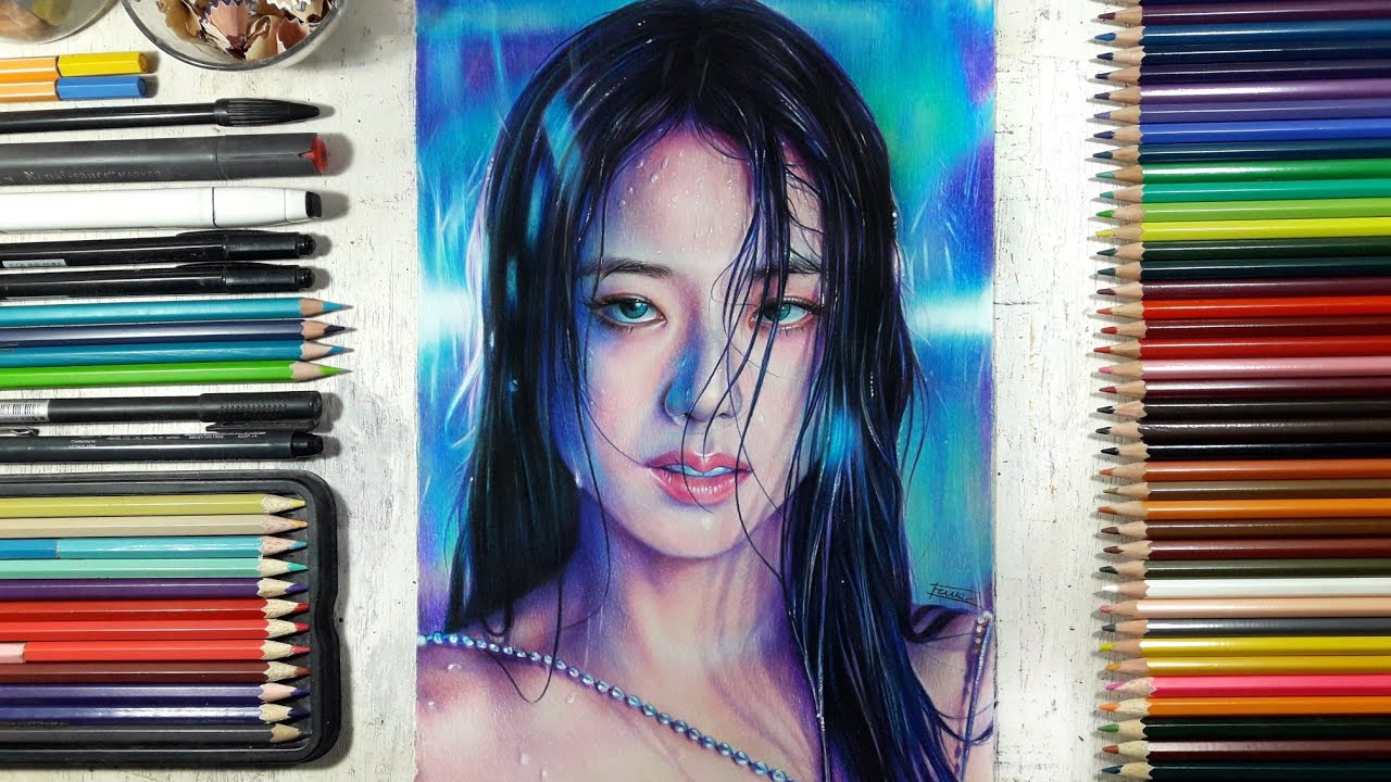 Drawing BLACKPINK (Jisoo) | Fame Art