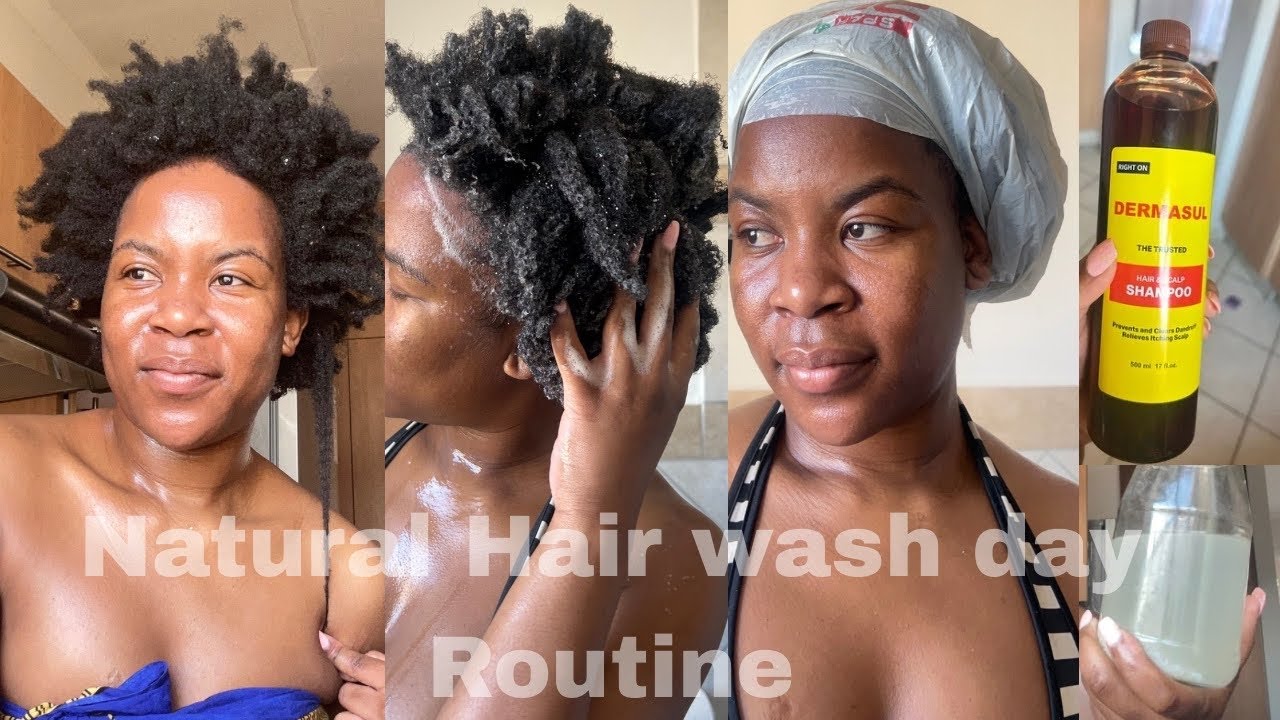 Quick, Simple Wash Day Routine For Natural Hair That Will Grow Your Hair. #southafricanyoutuber 