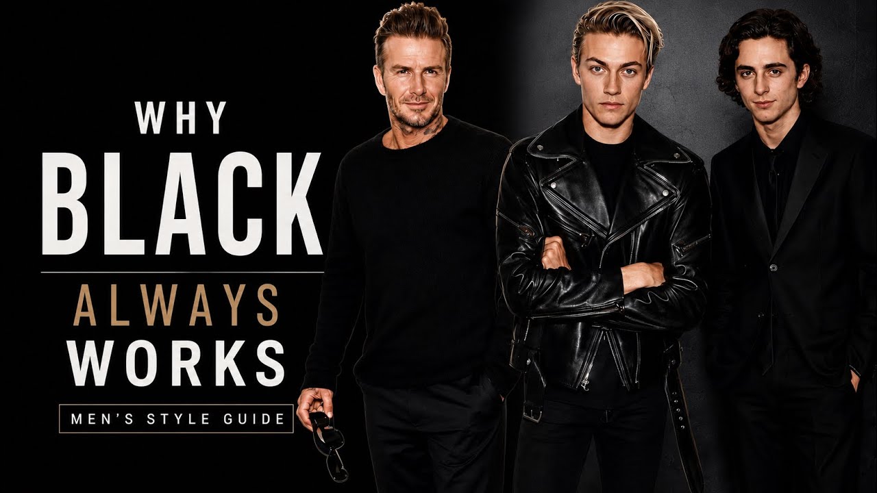 The Power of Wearing Black (Men’s Style Guide)