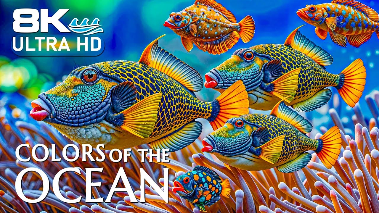 Amazing 8K Ocean Adventure 🐳 Dive Deep and Marvel at Sea Animal in The Best 8K ULTRA HD Aquarium