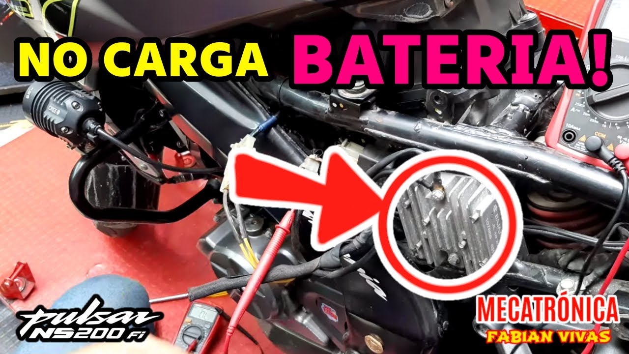 NS200 FI problema en el sistema de carga aqui la solucion y el diagnostico