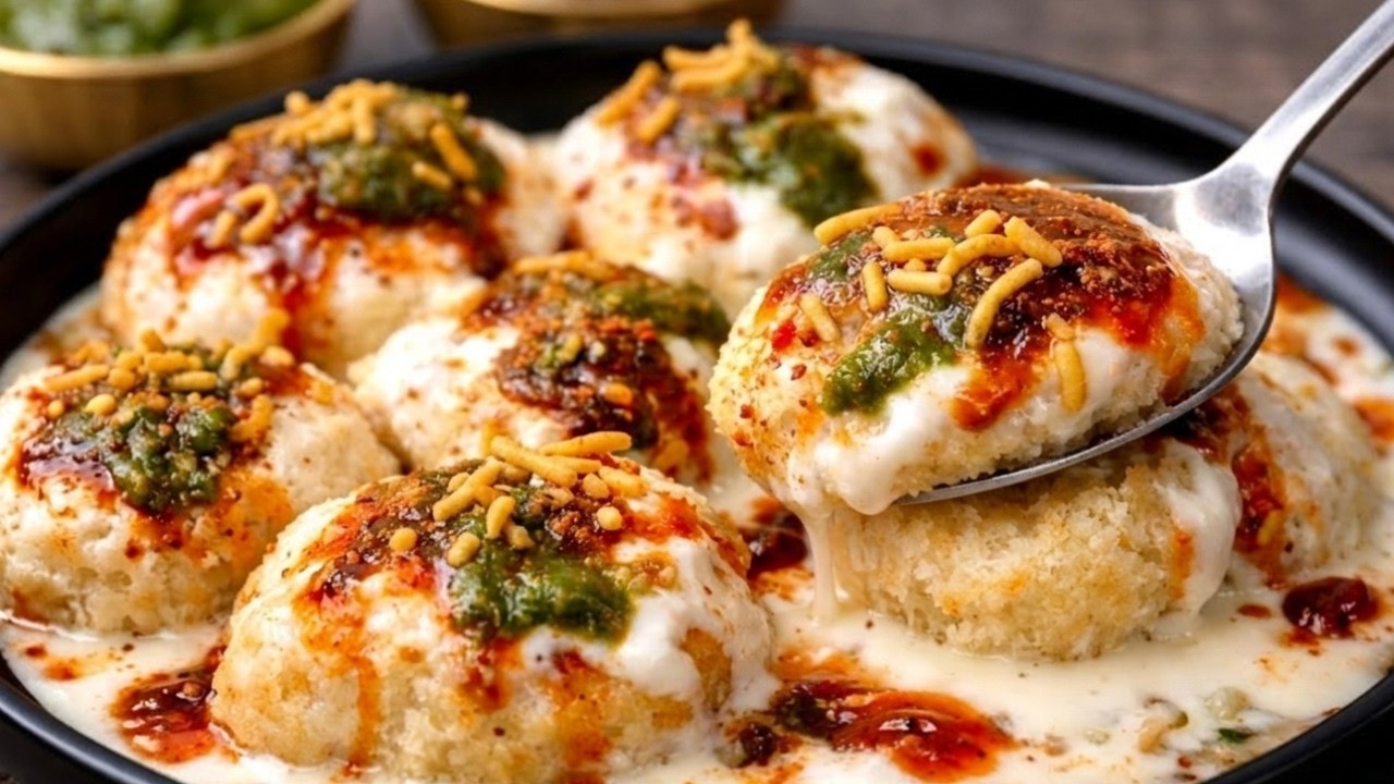 बिना तले रूई जैसी दही वढा बनाये| किसी को पता भी नही चलेगा| Healthy Dahi Wada| Dahi Bhalla