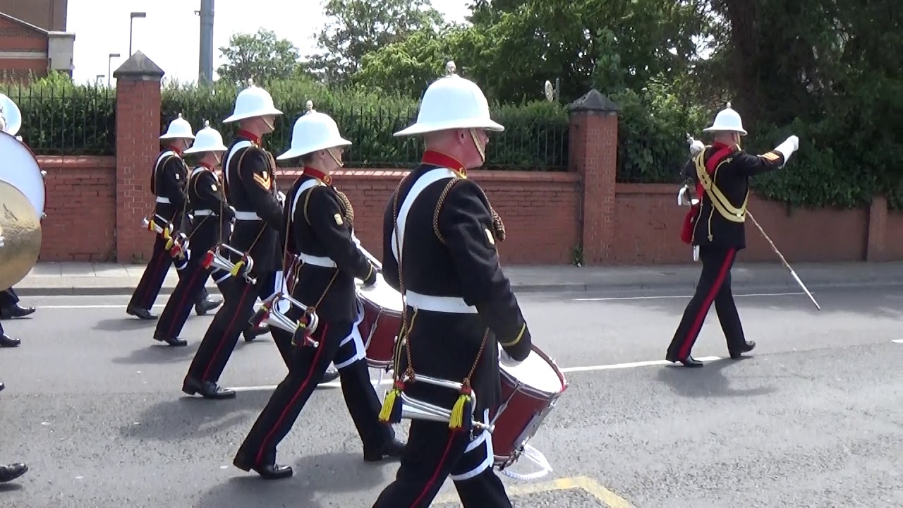 Royal Marines Band armed forces day Gloucester 2019 HD