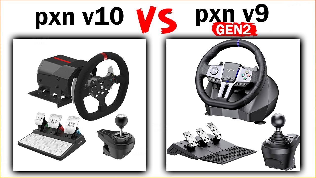 Игровой руль с педалями PXN v9 gen2 и PXNv10 - сравнение,пользовательский опыт, выявленные 
