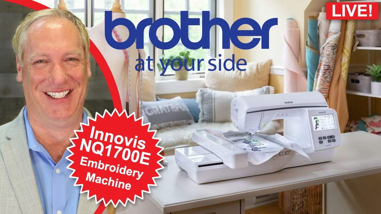 Embroidery Basics with the Brother Innovi-is NQ1700E Embroidery Only Machine