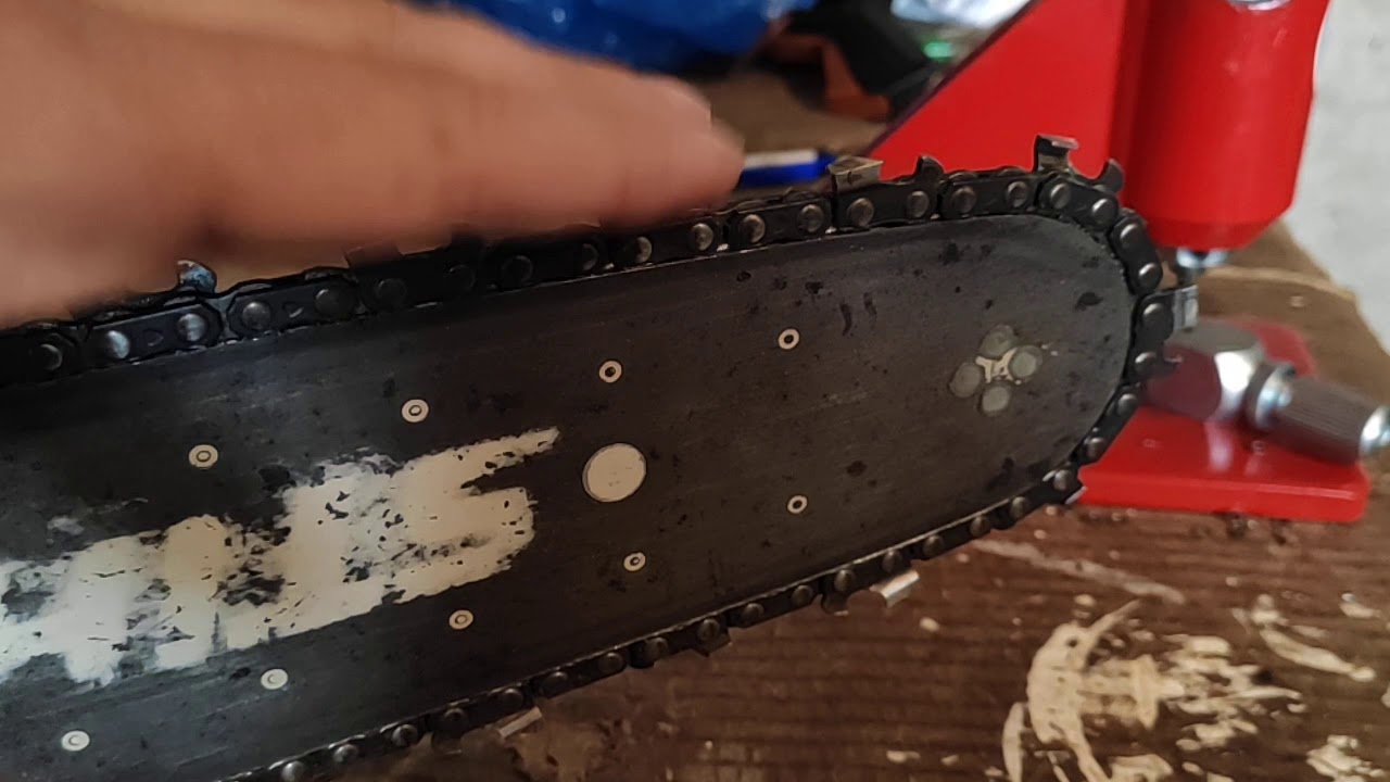 Kako naoštriti lanac motorne testere
