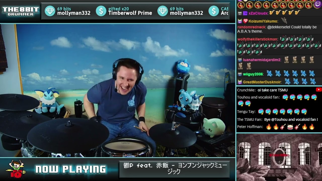 The8BitDrummer plays 鬱P/Utsu-P - ヨンプンジャックミュージック / Jack the 4-Minute Music feat. 赤飯/Sekihan