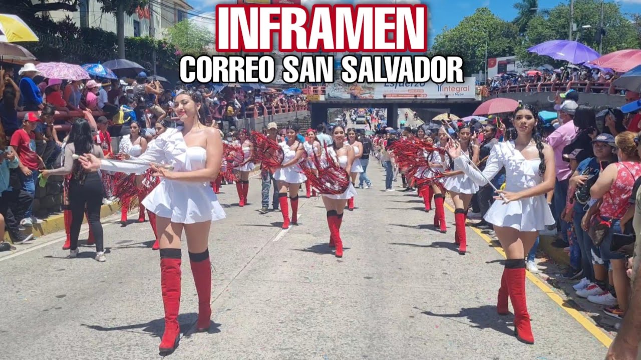 INFRAMEN en desfile del Correo San Salvador 2022