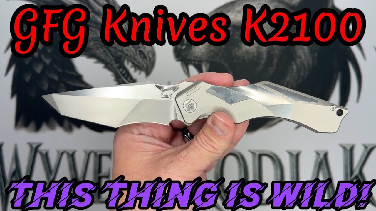 GFG Knives K2100- This knife is WILD! Oversized, overbuilt, and just over the top! #knifereview #edc