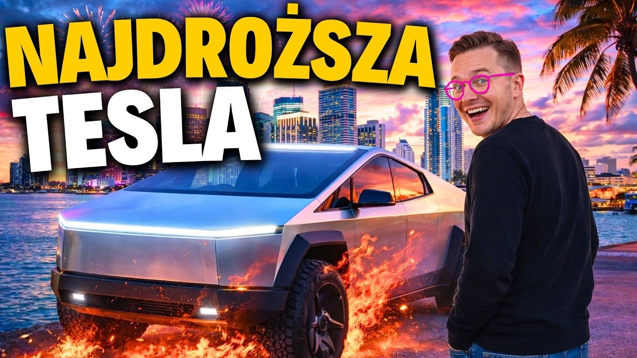 WYPOŻYCZYŁEM NAJDROŻSZĄ TESLĘ CYBERTRUCK W MIAMI - CZY TO LEGALNE,&nbsp;ŻE TAK JEDZIE?!