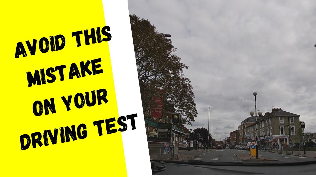 How to avoid making mistakes on driving test: Blocking pedestrian crossing.