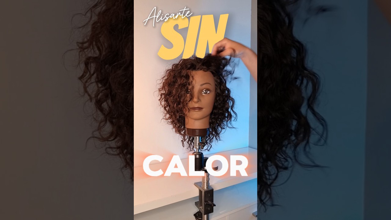 Alisar el cabello sin calor, sin usar ni plancha ni secador no es imposible. Te lo demuestro. #toga