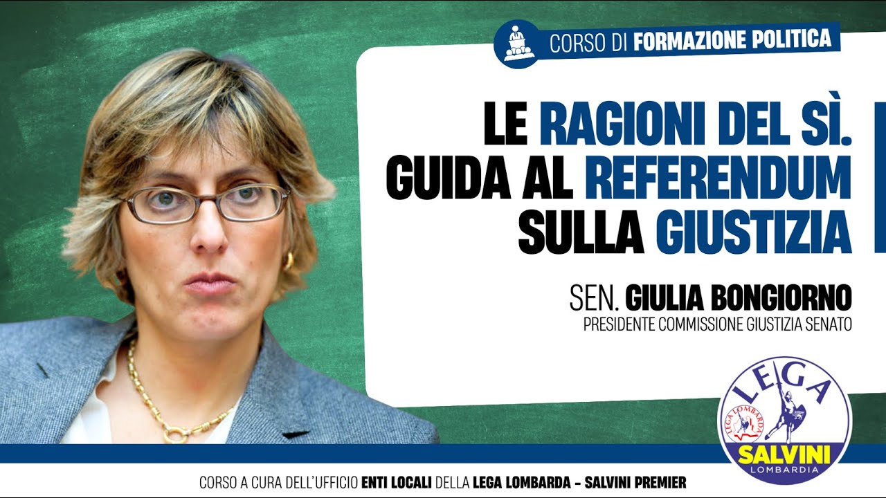 Le ragioni del Si - Guida al referendum - Corso di Formazione Politica della Lega Lombarda
