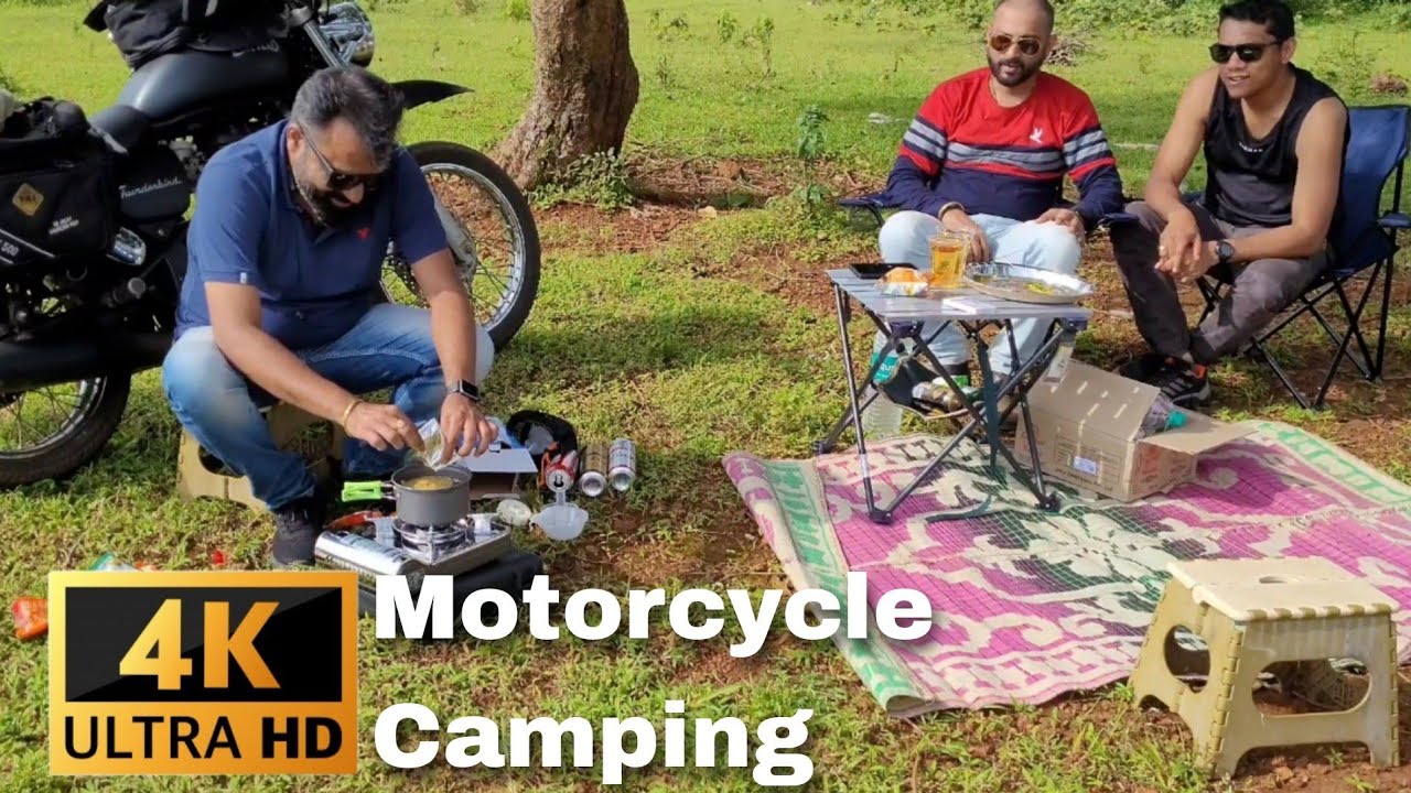 4k Motorcycle Camping Vlog