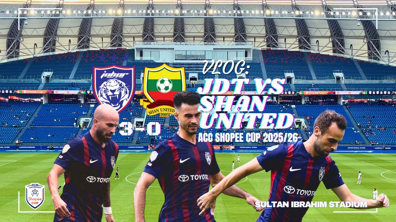 Figueiredo, Hevel & Irazabal Is Back! JDT VS SHAN UNITED FC Di Stadium Sultan Ibrahim - SHOPEE CUP