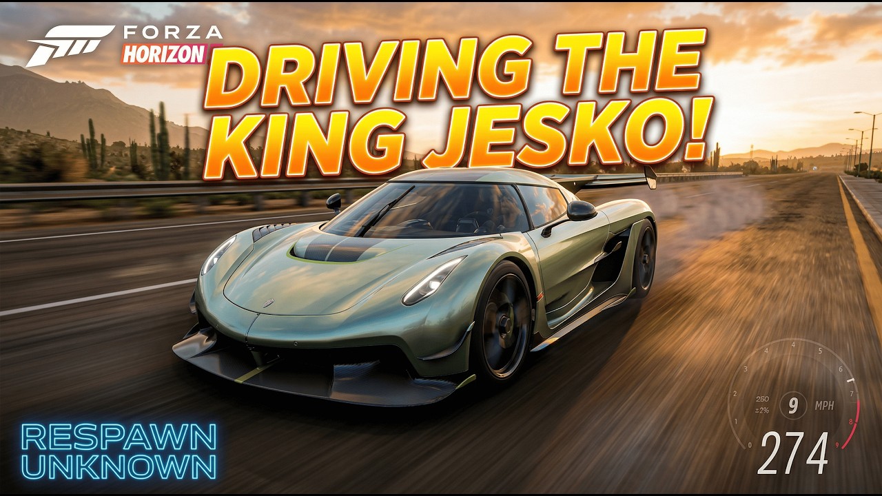 Driving the Koenigsegg Jesko for the First Time in Forza Horizon 5 🔥 | Insane Speed Test