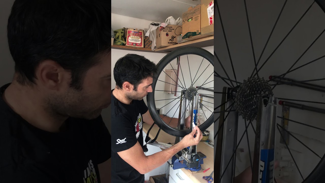 How to remove a nipple from a deep section Carbon wheel