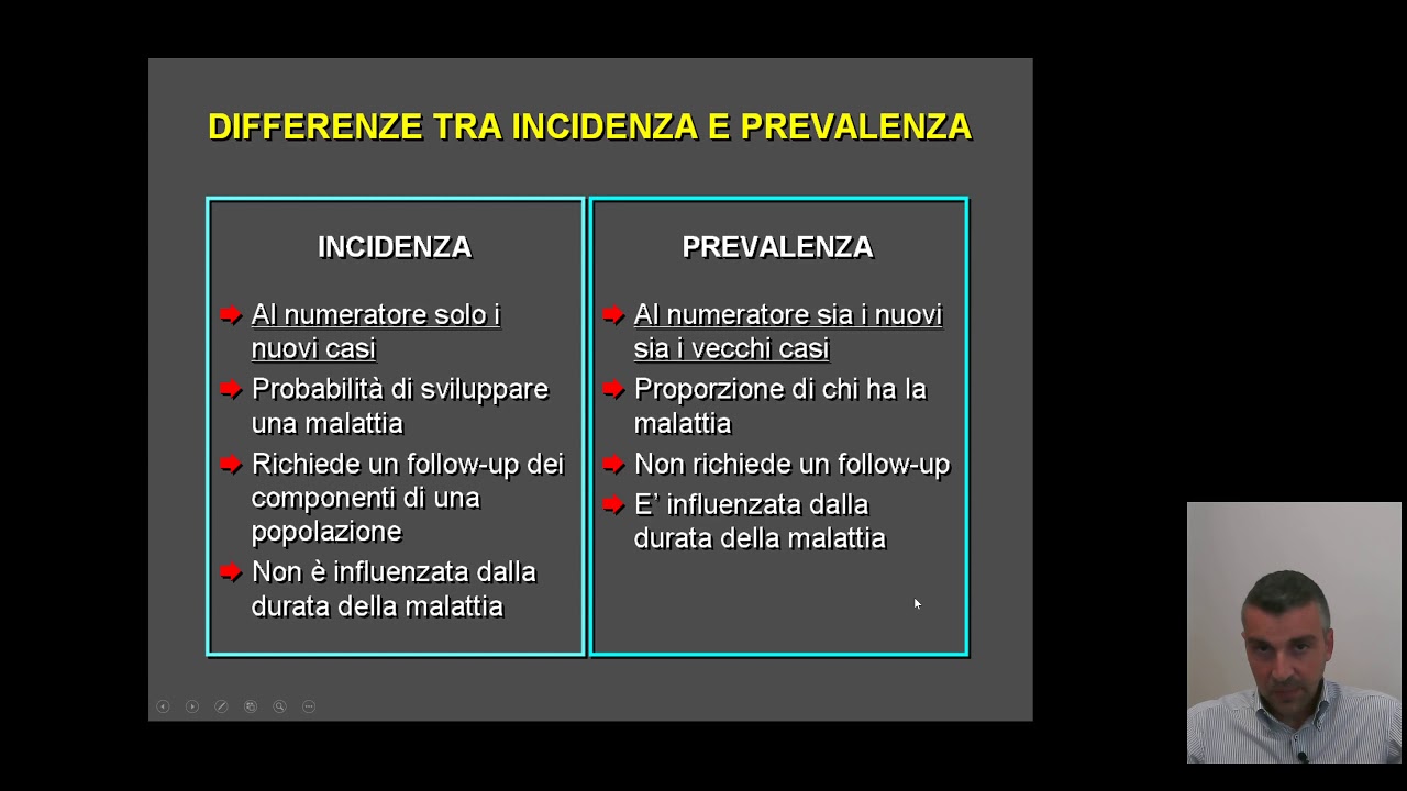 10.  Misure epidemiologiche: precisione, accuratezza e misure di frequenza