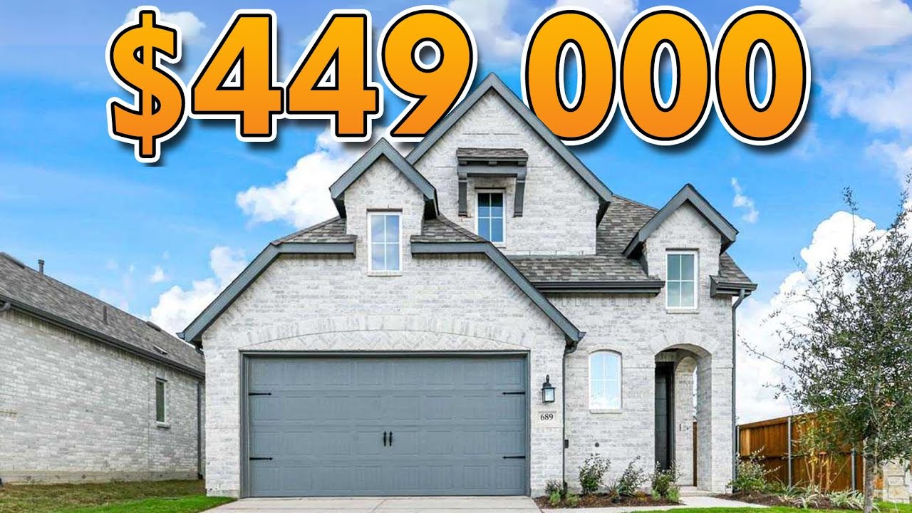 HUGE Price Drop on DFW New Home | Modern DFW Home Tour