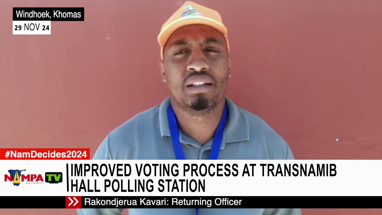 Improved voting process at TransNamib Hall polling station