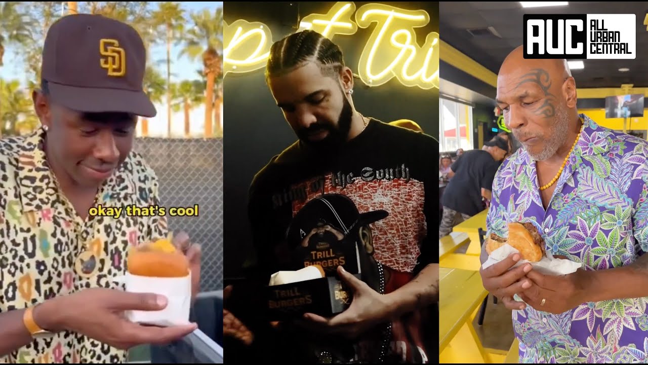 Реакция рэперов и знаменитостей на Trill Burger от Bun B: Дрейк, Tyler The Creator, Майк Тайсон, ...