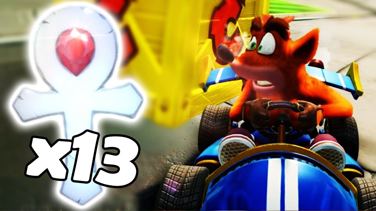 Crash Team Racing Nitro-Fueled - All Platinum Relics (CNK Tracks) Hard