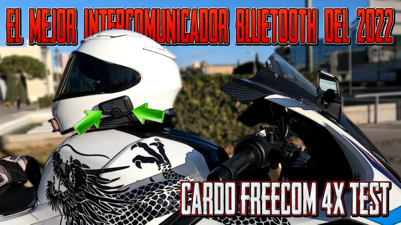 EL MEJOR INTERCOMUNICADOR BLUETOOTH DEL 2022 - CARDO FREECOM 4 X TEST