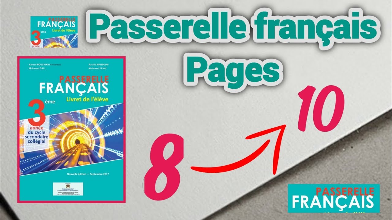3ème année collège passerelle/  test diagnostique page 9 et 10  @mmmfr7
