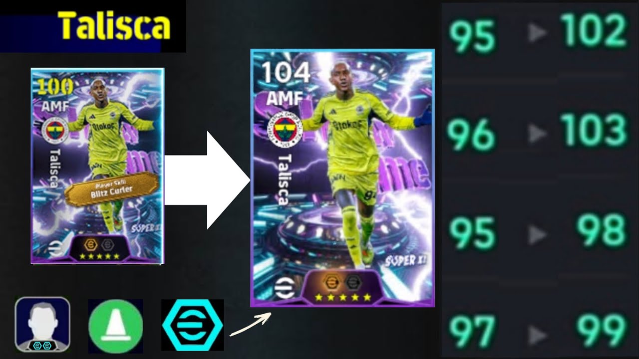 Talisca 104 Best Training With Booster | Player Progression eFootball 2026