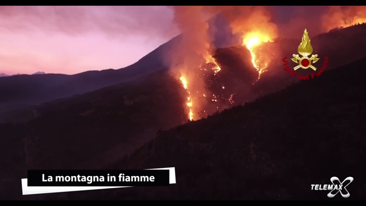 Il Punto Morrone, la montagna in fiamme