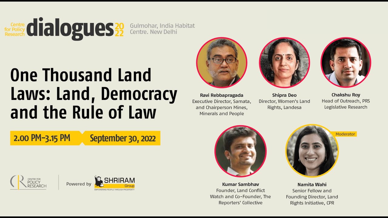 One Thousand Land Laws: Land, Democracy and the Rule of Law