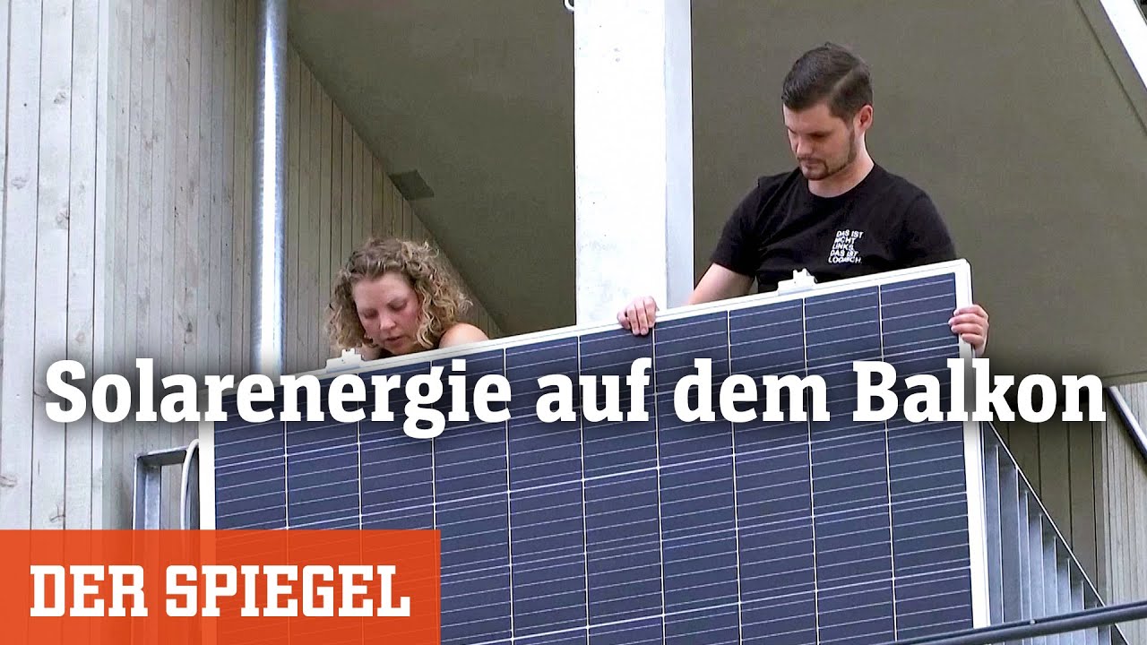 Solarenergie auf dem Balkon: Wie sinnvoll sind die kleinen Sonnenkraftwerke? | DER SPIEGEL