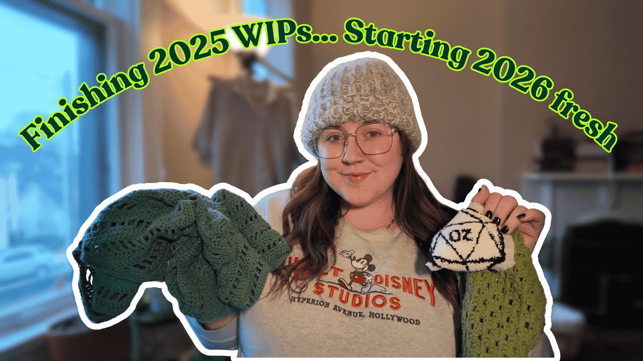CROCHET DIARIES 🧶🥳 finishing 2025 WIPs
