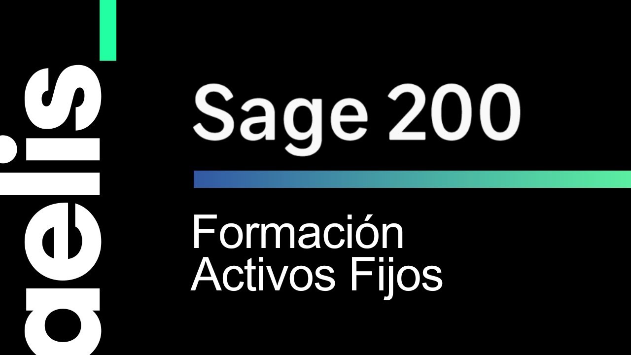 Formación Sage 200 Activos Fijos